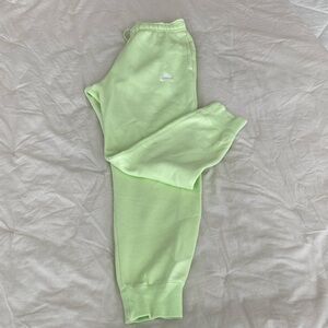 Nike Lime Green Sweatpants unisex Size S